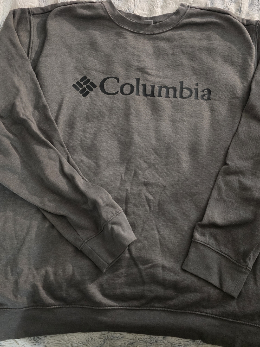 Columbia Gray Crewneck Sweatshirt with Logo - Unisex XXL